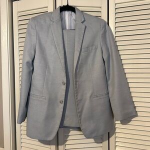 Boys light gray Nautical Suit